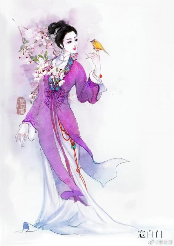 秦淮八豔漫畫像 秦淮八豔漫畫像