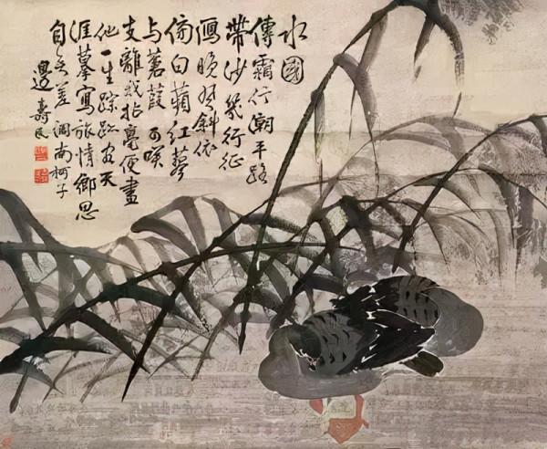 他的潑墨蘆雁,出神入化 他的潑墨蘆雁,出神入化