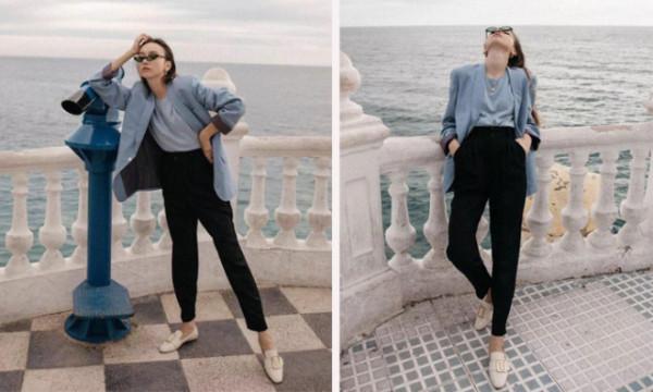 “霧霾藍”可顯高階感了,照著這3點穿搭思路,顯白又顯質感 “霧霾藍”可顯高階感了,照著這3點穿搭思路,顯白又顯質感