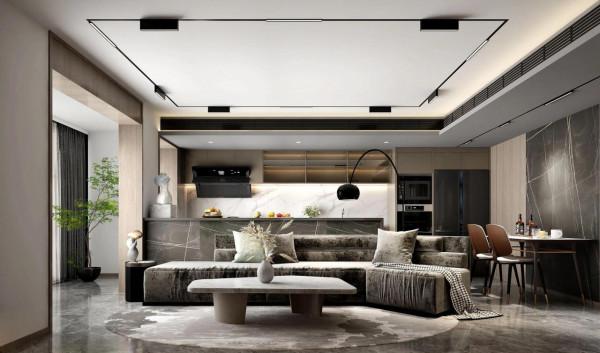 望京知語城125㎡現代輕奢風格