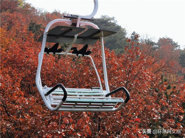 北京慕田峪長城秋色如畫 色彩斑斕