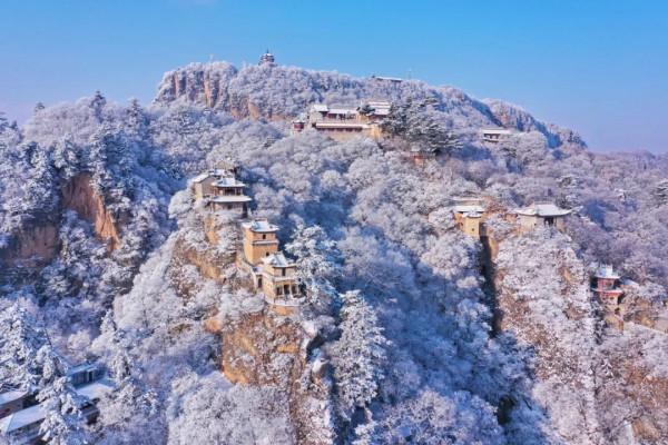 會養生·來崆峒 | 雪後初晴，此刻崆峒山“花”開遍野