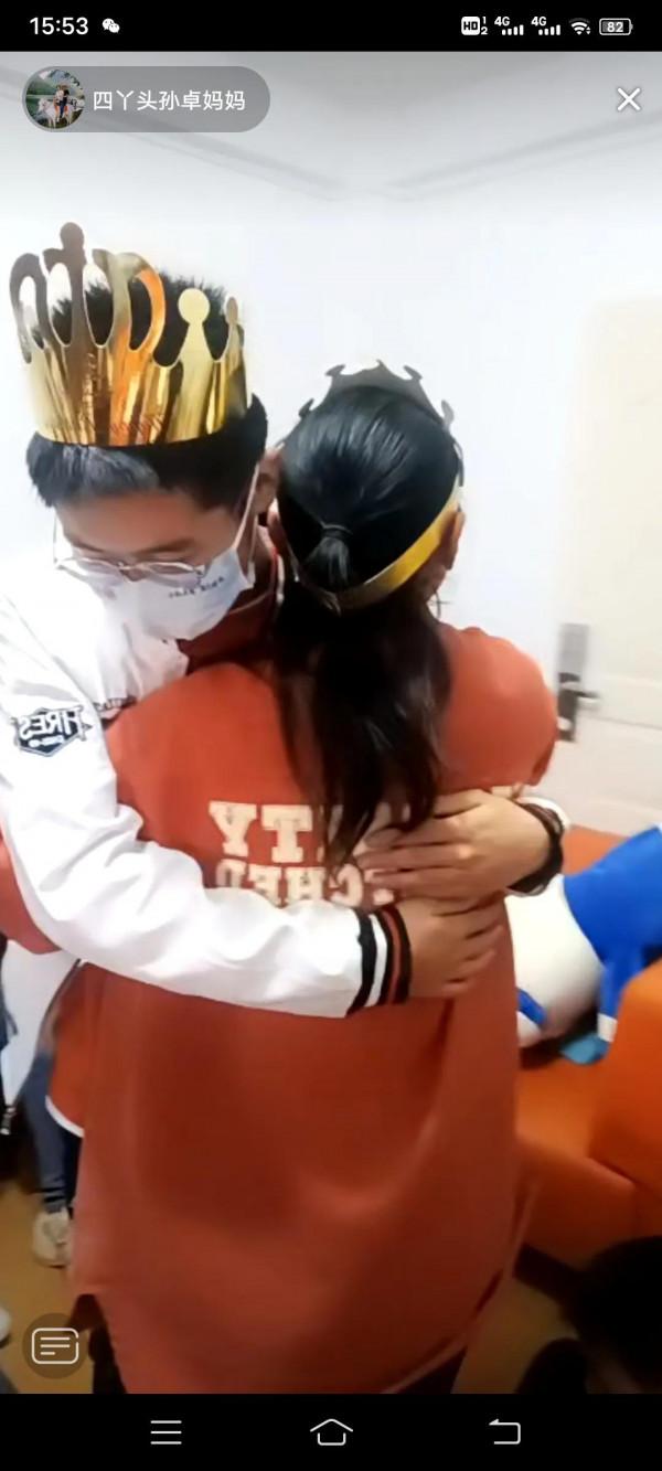 孫卓生日，終於團圓了