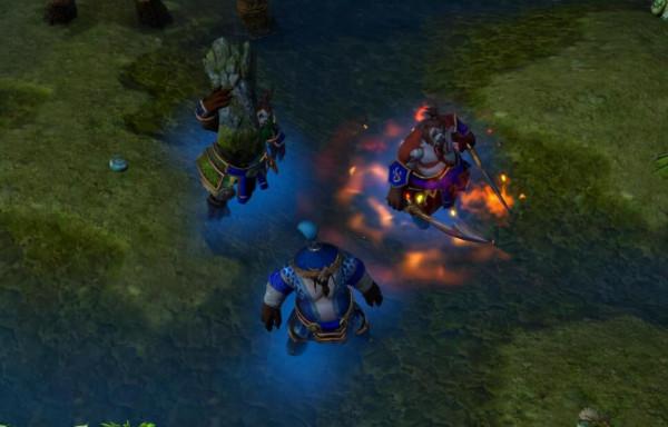 魔獸爭霸3：熊貓大招很強不假，但分身不算英雄，裝備也基本無效