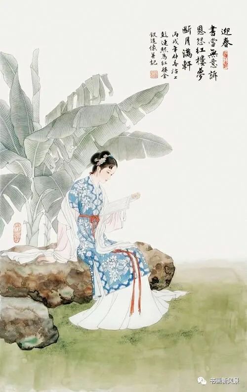 把24節氣，畫成紅樓美人