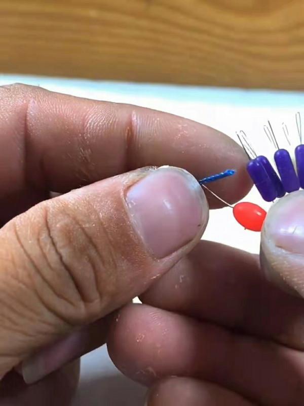 大物線組製作之竿稍結加固方法 大物線組製作之竿稍結加固方法