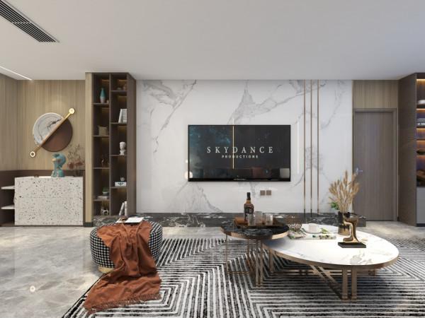 98㎡現代輕奢風，生活自然舒適，有格調