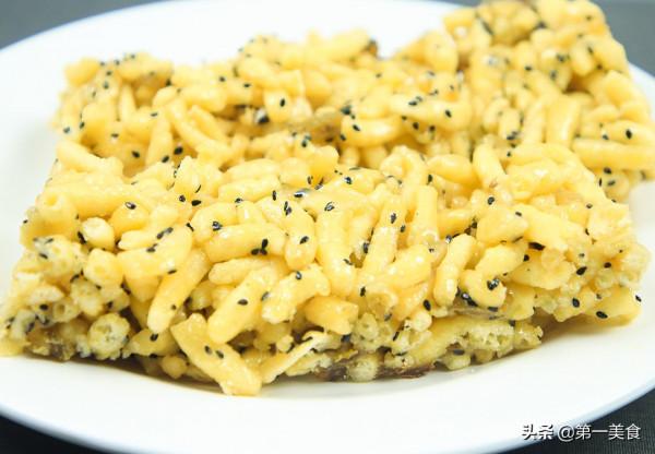 三個雞蛋，一碗麵粉，自制家庭版沙琪瑪，酥軟香甜，全家人都愛吃