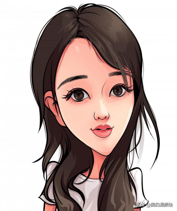 2021年畫的人物肖像漫畫作品精選