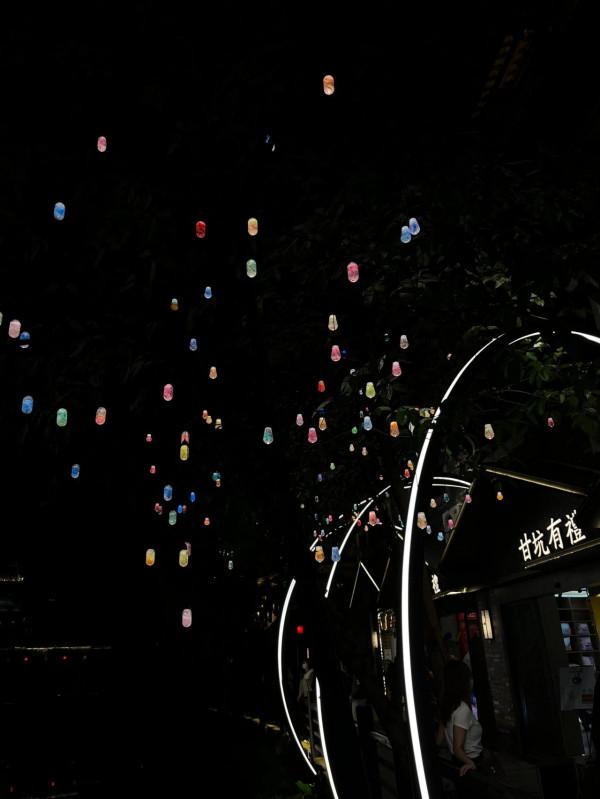 夜逛甘坑客家小鎮