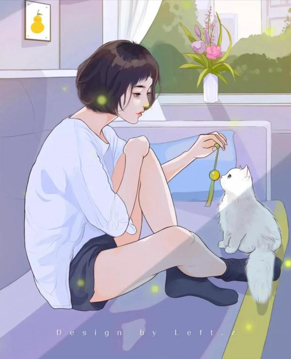 治癒漫畫，愛生活，愛自己，做個寶藏女孩