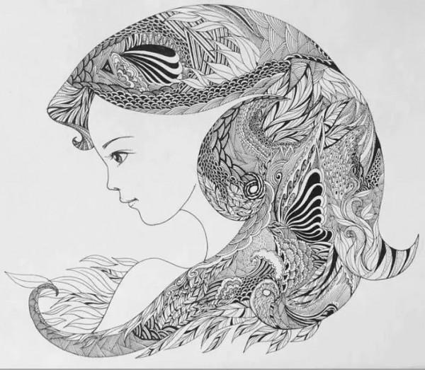 分享 | 黑白裝飾畫靈活運用多種表現方式