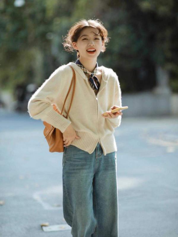 小個子女生不露腿穿搭法來嘍！又美又可愛，軟糯效果真的超減齡