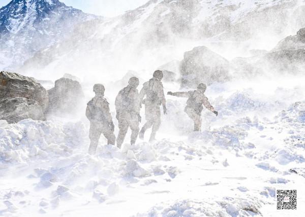 嚴寒中的堅守！海拔4676米的標沙拉錯哨點，官兵將“年味”帶上高原