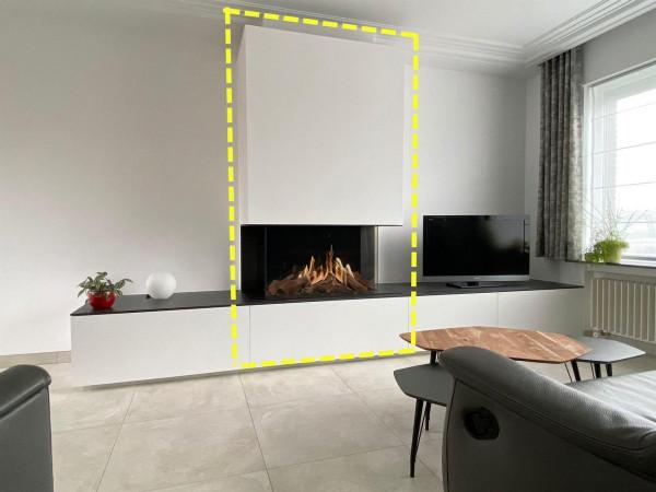 客廳遇到承重柱,難辦!設計師將電視牆延長1.44m,包起來更好看 客廳遇到承重柱,難辦!設計師將電視牆延長1.44m,包起來更好看