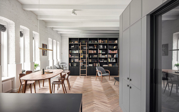 114㎡極簡風 文化書香的家