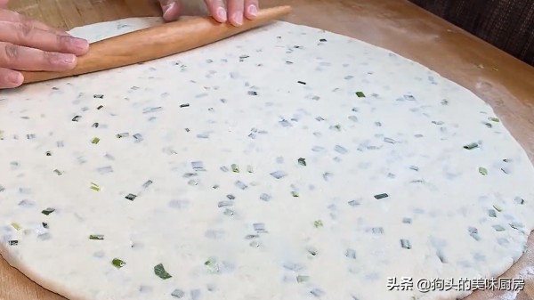 蔥花小發麵餅，不加雞蛋不加油，鬆軟蓬鬆好消化，家人都愛吃