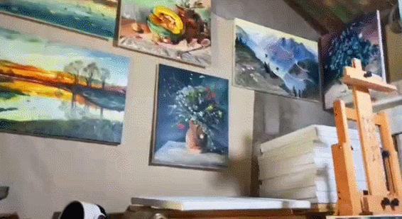 白天收廢品、晚上畫油畫！48歲的安徽大叔在出租屋裡偷偷幹了17年