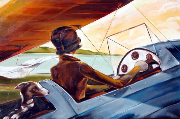 美國復古形象畫家 崔西·比德爾 作品欣賞 美國復古形象畫家 崔西·比德爾 作品欣賞