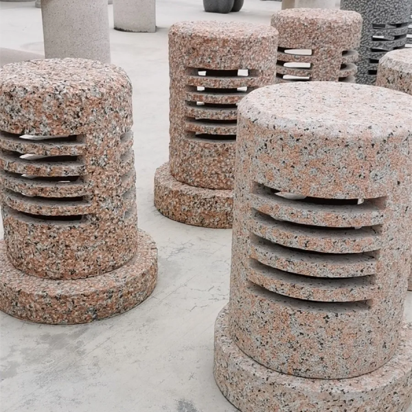 別墅，圓柱，線條，雕刻，水刀拼花，旋轉樓梯等異形石材欣賞