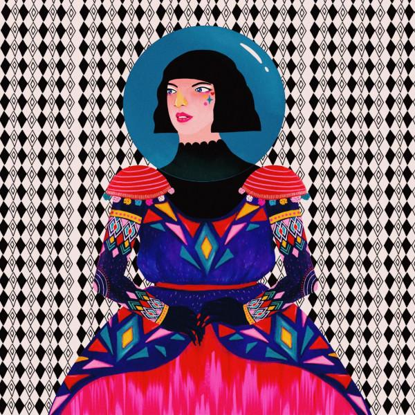 印度尼西亞的視覺藝術家和插畫家 Diela Maharanie 人物插畫設計作品