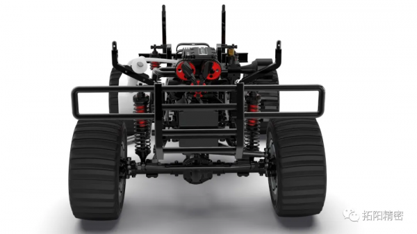 百變動力推出首款微型雙缸四衝程發動機遙控汽車模型