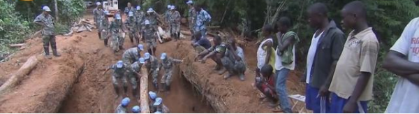 有種速度叫中國速度,非洲人60天都修不好的橋,中國人只用一天就搞定 有種速度叫中國速度,非洲人60天都修不好的橋,中國人只用一天就搞定