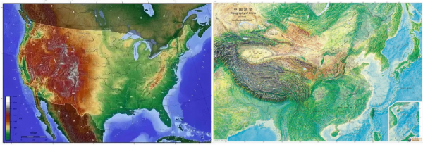 大國所見略同：細數中國、美國地理層面的相同點、基本盤