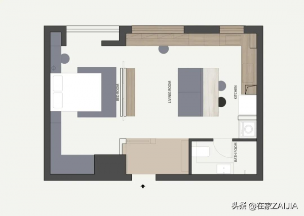 有這樣的50㎡單身公寓,真做夢都要笑醒了 有這樣的50㎡單身公寓,真做夢都要笑醒了