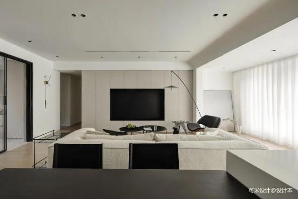 花60萬打造高階簡約的藝術之家，構建整潔有序的居家空間