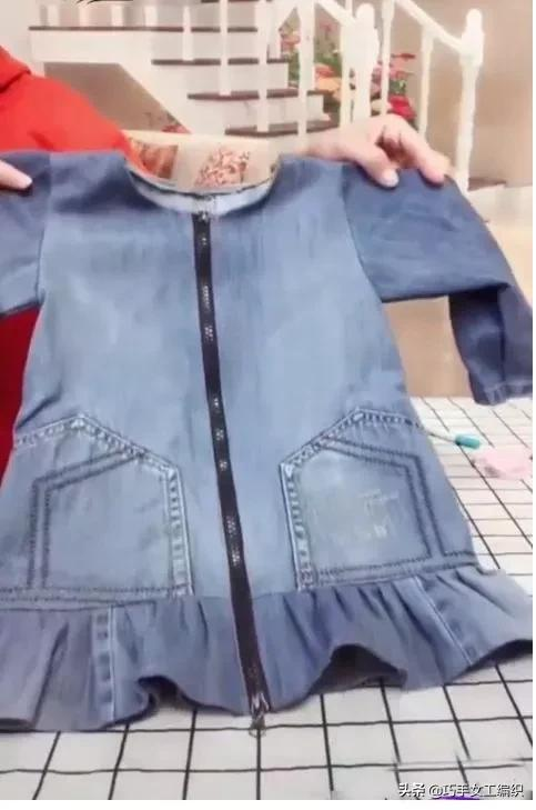 孩子的衣服不用買，幾條舊牛仔褲改造，穿都穿不完！（附教程）