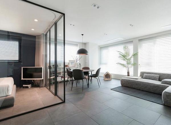 這套99㎡房,就是一人獨居的最佳模板!臥室用玻璃門做隔斷,敞亮 這套99㎡房,就是一人獨居的最佳模板!臥室用玻璃門做隔斷,敞亮