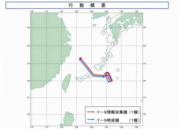解放軍飛機本月第三次穿越宮古海峽，日本出動戰機應對