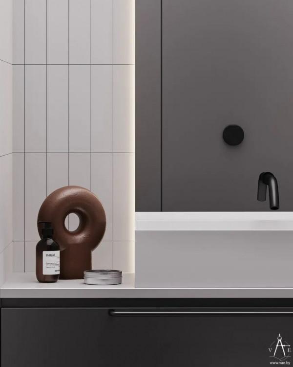 灰白色+原木，不失氣質的靜雅