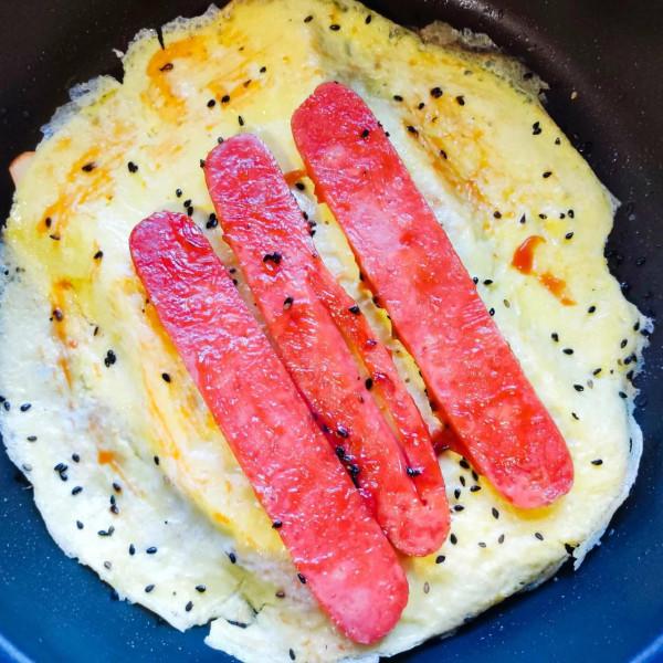 5分鐘搞定，懶人早餐-雞蛋火腿三明治，簡單營養超好吃