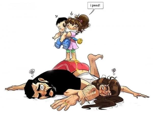 “糙漢”插畫家帶著新作迴歸了，雞飛狗跳的二胎生活，笑中帶淚