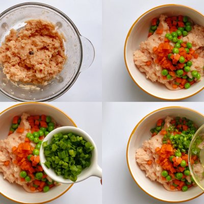 這道蔬菜雞肉餅，看一遍就會