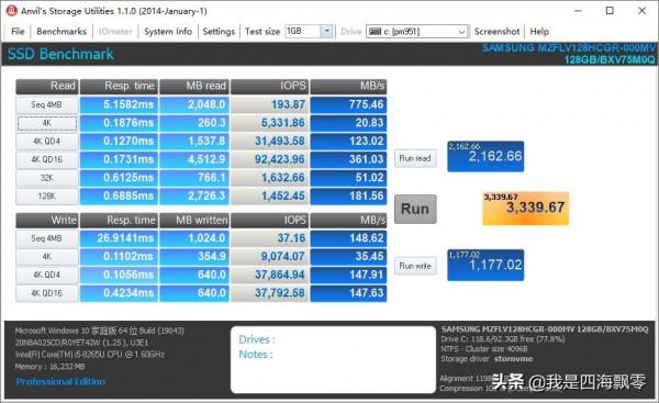 從Surface Pro 4上拆三星PM951 SSD用雷電3硬碟盒速度怎麼樣? 從Surface Pro 4上拆三星PM951 SSD用雷電3硬碟盒速度怎麼樣?