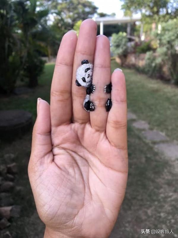 畫在手上的3D立體畫,猛獸都變得無比可愛,一切盡在掌握中 畫在手上的3D立體畫,猛獸都變得無比可愛,一切盡在掌握中