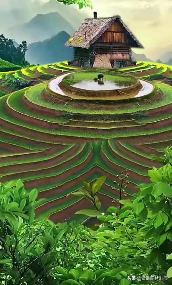 美麗的梯田 美麗的梯田