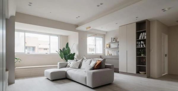 爆改86㎡老房，放大公共領域、色彩搭配、儲物規劃，生活溫馨