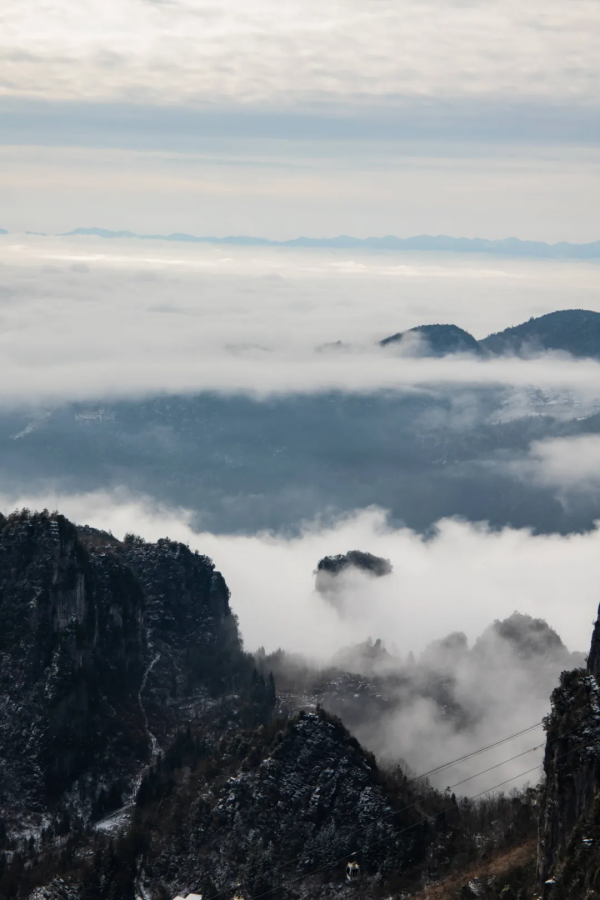 過了臘八就是年｜恩施大峽谷雪景的正確開啟方式