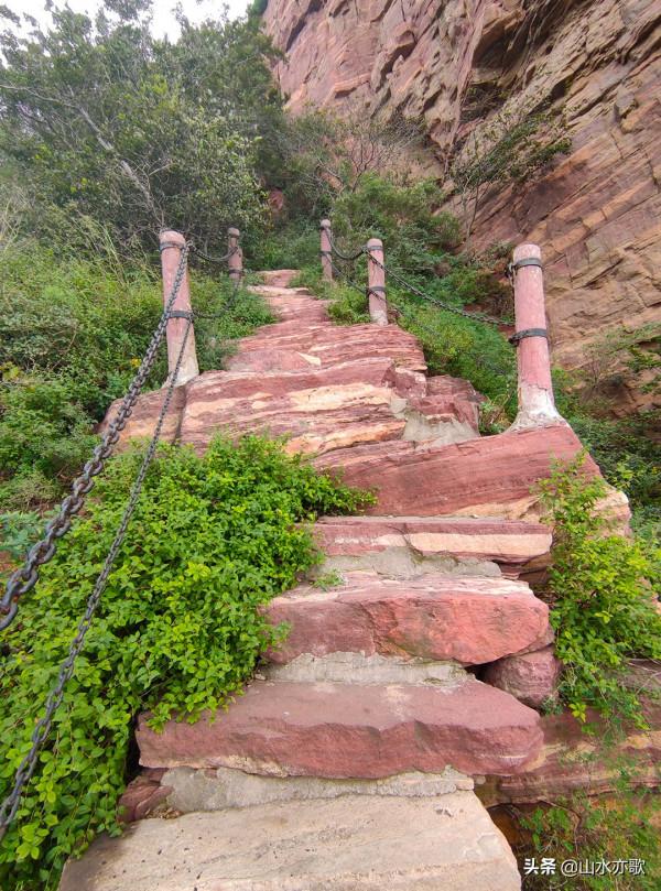 石家莊井陘錦山，雲鎖群山、霧漫叢林，雲橋飛渡，一顆橡果落下來
