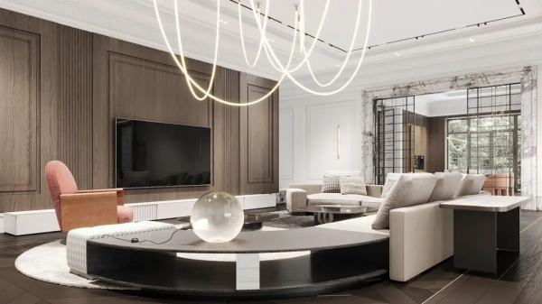 189㎡輕奢豪宅，一半生活，一半藝術