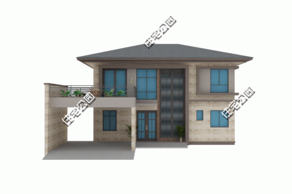 12×11米現代住宅,有車位還帶露臺,讓舒適融入你的生活 12×11米現代住宅,有車位還帶露臺,讓舒適融入你的生活