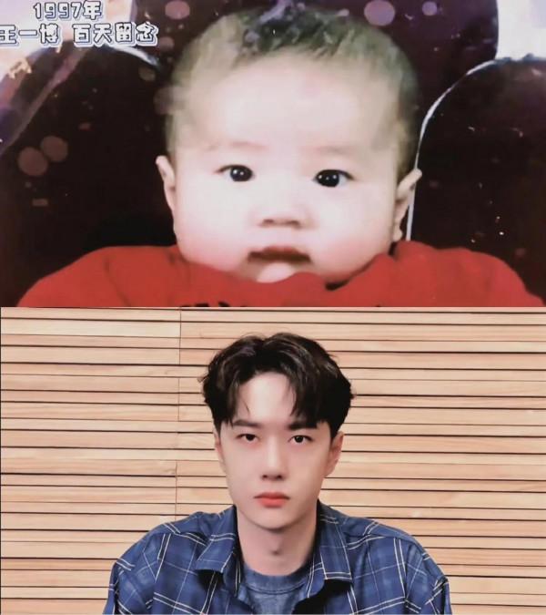 王一博又主動曬了小時候的照片……