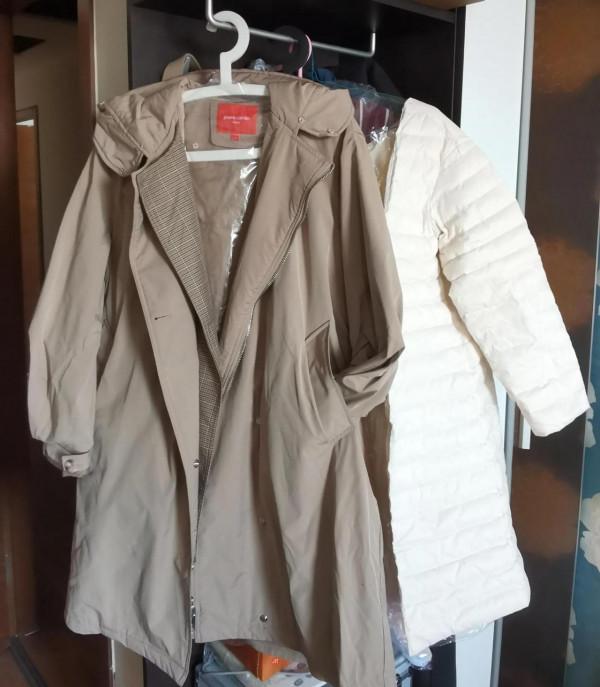 風衣式羽絨服改為活裡活面