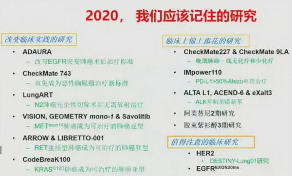 龍哥江湖丨吳一龍教授盤點2021肺癌大事件 龍哥江湖丨吳一龍教授盤點2021肺癌大事件