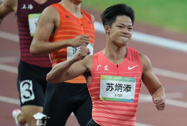 圓夢全運 蘇炳添展現蘇式笑容