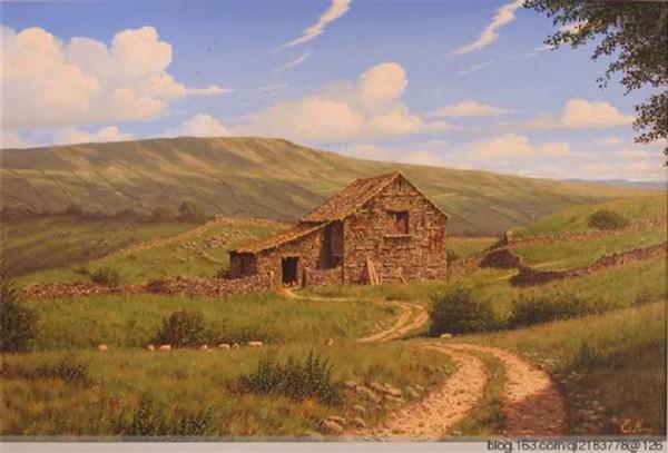 英國藝術家Edward.Hersey田園,一種美好的記憶 英國藝術家Edward.Hersey田園,一種美好的記憶